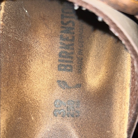 Birkenstock Dark Brown Double Strap Sandals - Picture 5 of 5